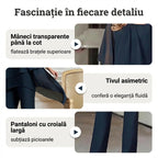 Set di due capi in chiffon molto alla moda per l'estate, da donna, taglie forti
