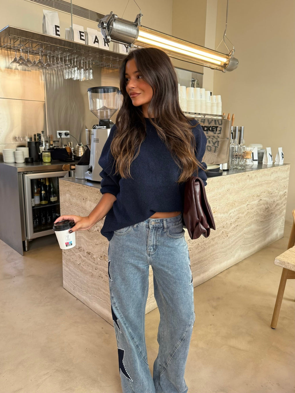Melisa™ | Jeans Casual rectos de estrellas