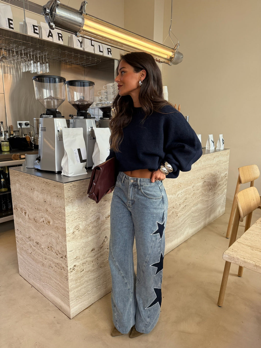 Melisa™ | Jeans Casual rectos de estrellas