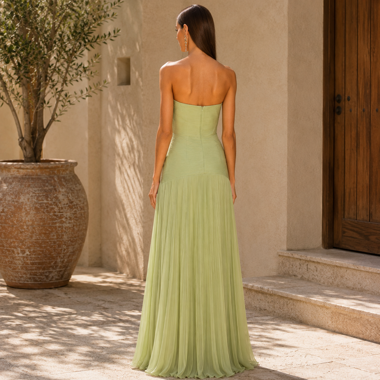 Abito Almudena™ | Eleganza sofisticata che slancia la silhouette con delicatezza