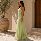 Abito Almudena™ | Eleganza sofisticata che slancia la silhouette con delicatezza