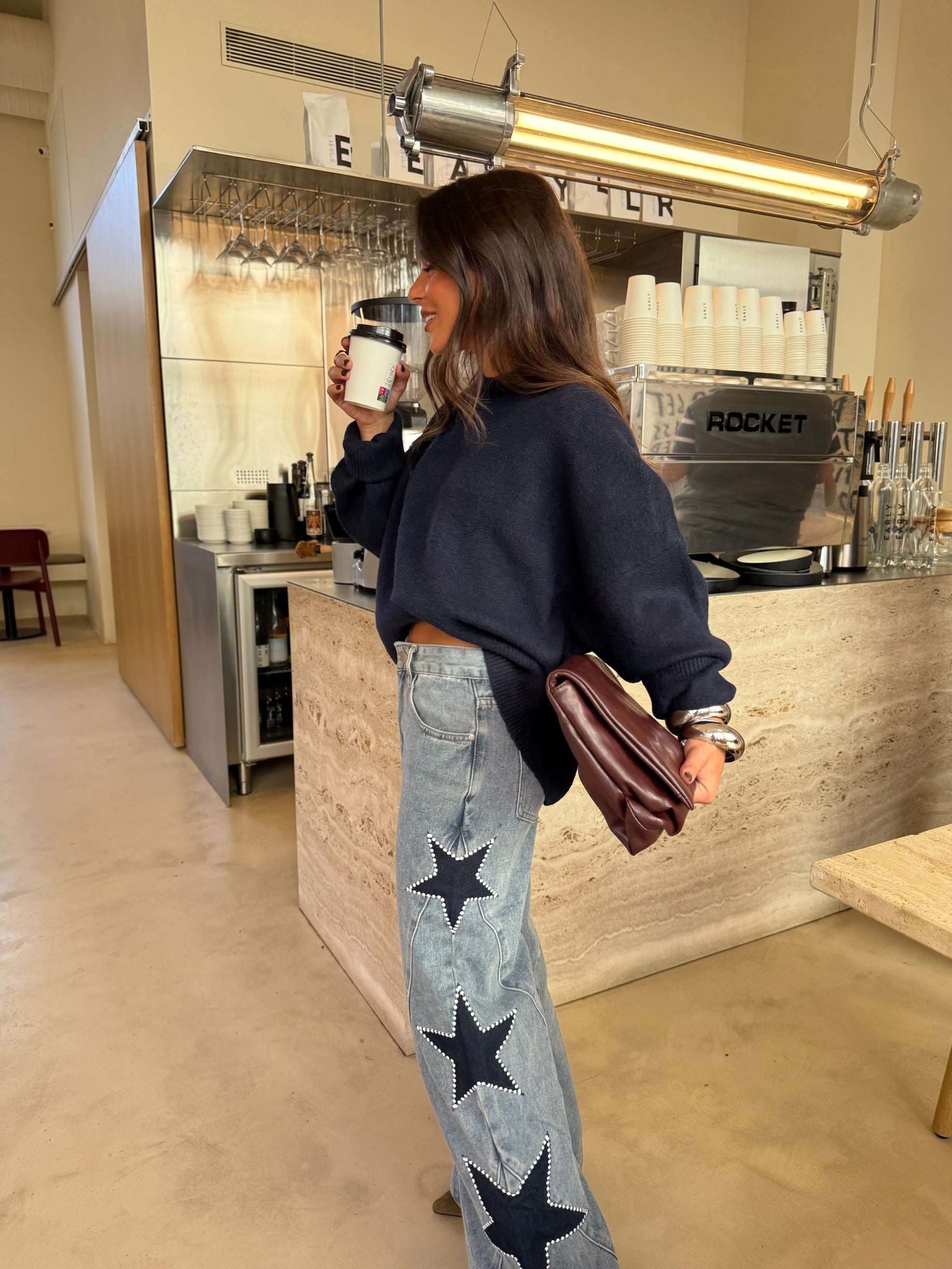 Melisa™ | Jeans Casual rectos de estrellas