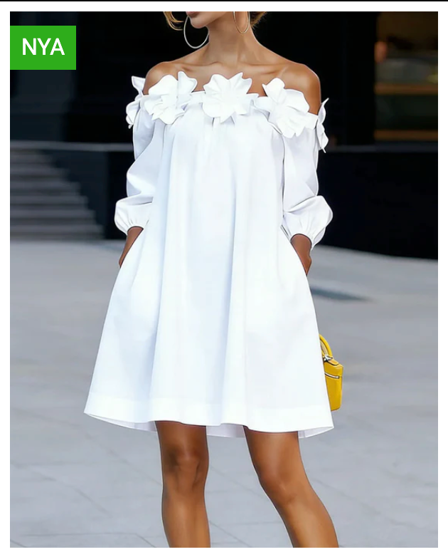 Vestido Trilly de algodón, fabricado en Italia