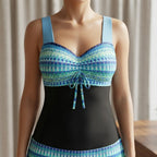 Marbella | Costume modellante con gonna elegante