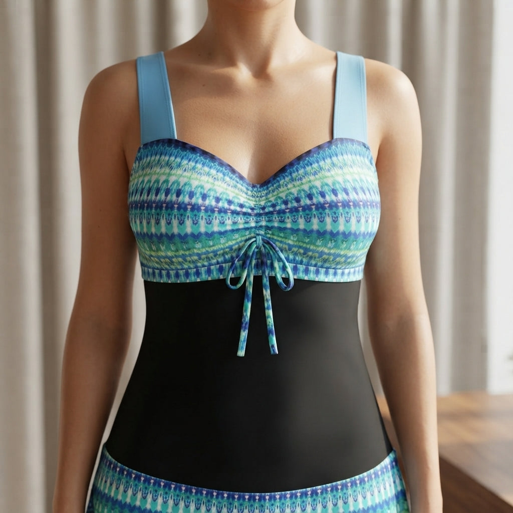 Marbella | Costume modellante con gonna elegante