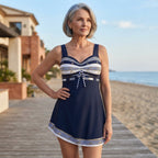 Marbella | Costume modellante con gonna elegante