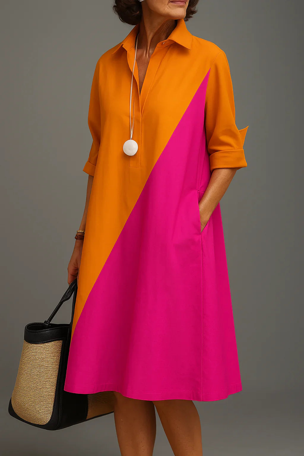 Annmarie | Vestido midi cómodo