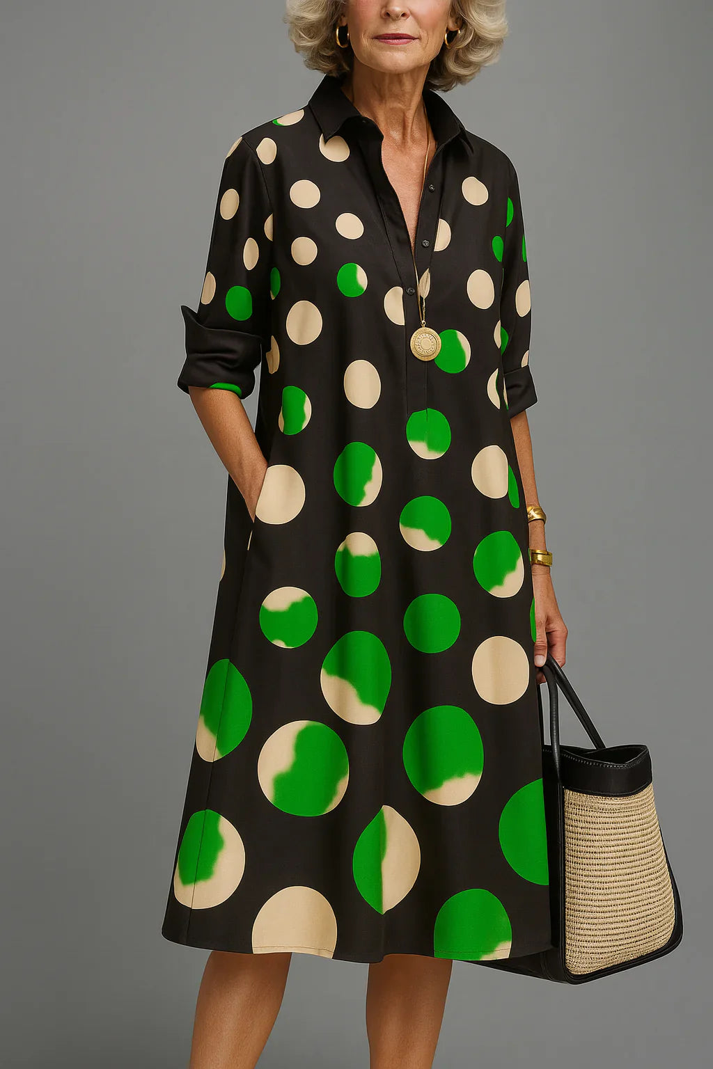 Annmarie | Vestido midi cómodo