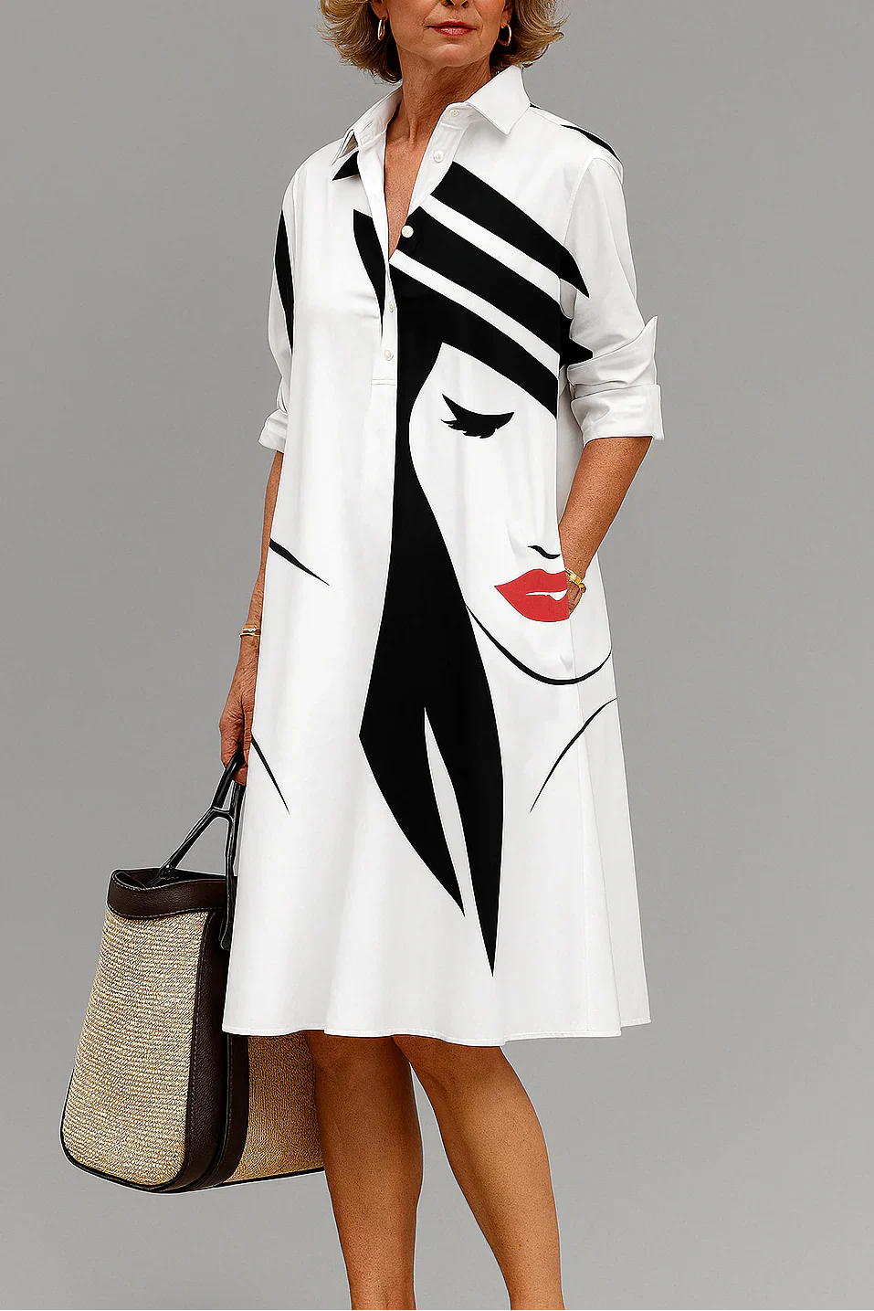 Annmarie | Vestido midi cómodo