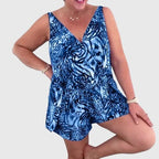 Elena  - Costume da bagno elegante con scollo a V