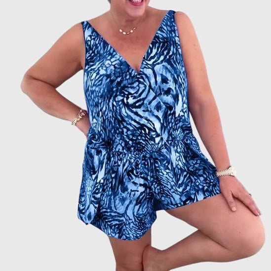 Elena  - Costume da bagno elegante con scollo a V