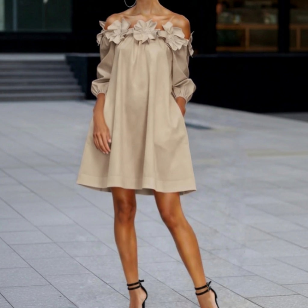 Vestido Trilly de algodón, fabricado en Italia
