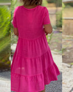 Vestido Serena en algodón y lino ✨