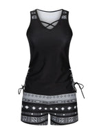 Aqua Costera Print™ | Tankini geometrico premium