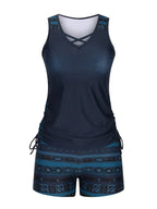 Aqua Costera Print™ | Tankini geometrico premium