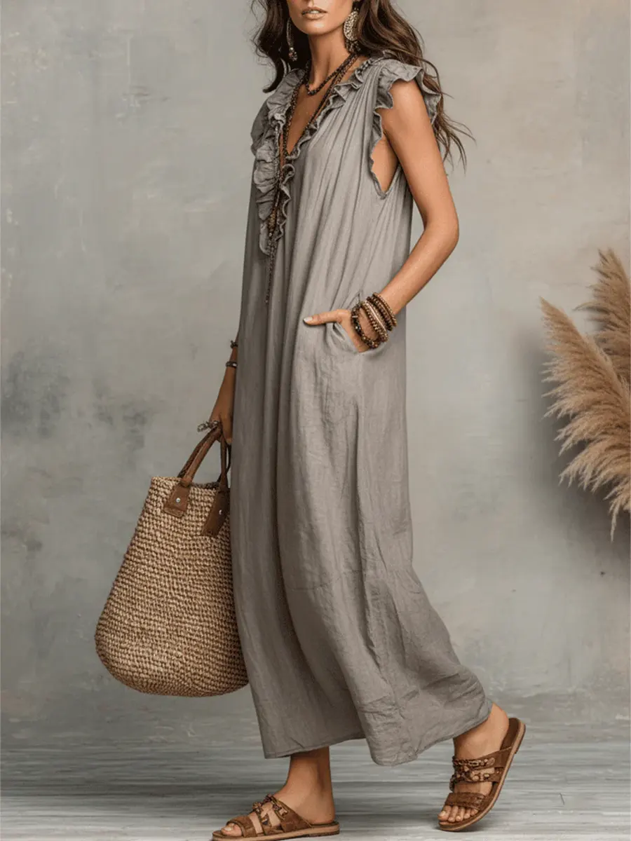 Camelia | Vestido largo bohemio