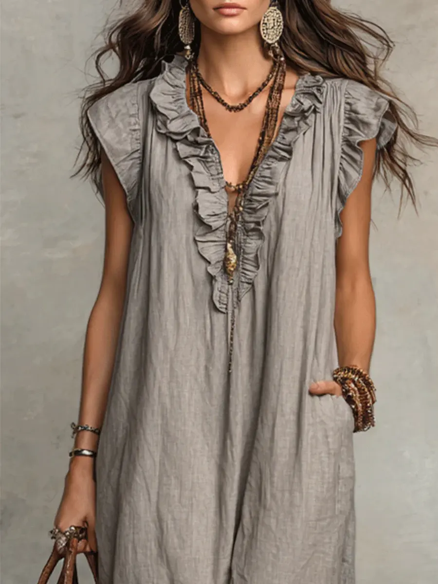 Camelia | Vestido largo bohemio